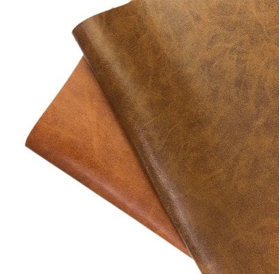 Vintage Oil Wax Leather Fabric Sofa Seat Furniture Faux Leather