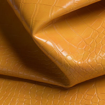 Crocodile Embossed PVC Handbag Decorative Jewelry Box Packaging PVC Faux Leather Fabric