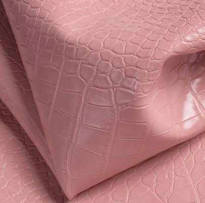 Crocodile Embossed PVC Handbag Decorative Jewelry Box Packaging PVC Faux Leather Fabric