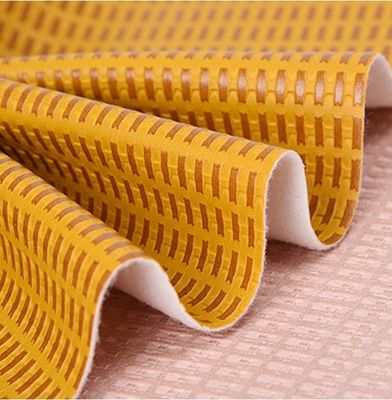 Color Multi-Choice Straw Mat Leather Plaid PVC Weaving Artificial Leather Handbag Bag Shoe Leather