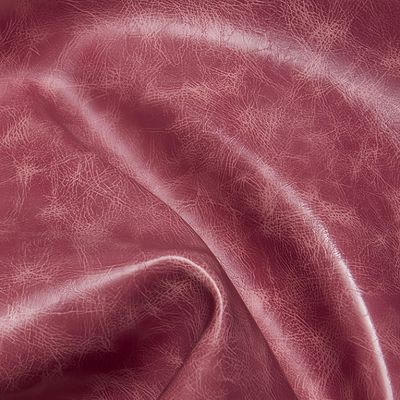 Soft Handfeel 1.5-2.5mm Suede Backing Oil Wax Crazy Horse Leather PVC Artificial Leather For Sofa Seat Bag