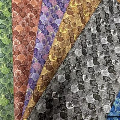 Pvc Peacock Printed Film Style Synthetic Artificial Leather For Bag Packaging Notebook Phone Shell Faux Leather Fabric