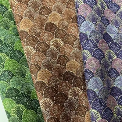 Pvc Peacock Printed Film Style Synthetic Artificial Leather For Bag Packaging Notebook Phone Shell Faux Leather Fabric