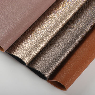 PU Embossed Rexine Litchi Synthetic Leather For Bags Wallpapers Wallets Shoes Notebooks With Faux Leather Material