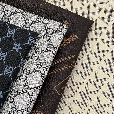 0.5mm Printed PVC Leather Fabric for Bags , Notebooks , Phone Cases