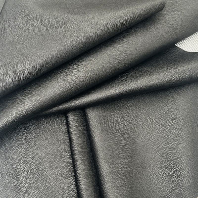PVC Lambskin Grain Faux Leather Stretch Blackout Waterproof