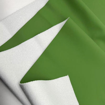Super Stretchable PVC Synthetic Leather Fabric Plain Grained Dirt Resistant