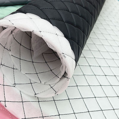 3mm Thick PVC Quilted Sponge Suede Texture Faux Leather Anti-Scratch Waterproof for Sofas Decorative Furniture Accessories