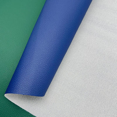 PVC Synthetic Artificial Leather Embossed Litchi Grain Design for Furniture Sofa Decorative Craft Bag Car Cushion