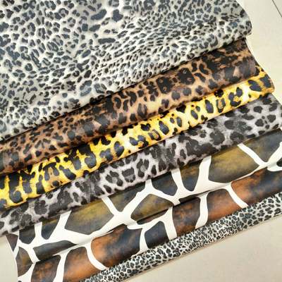 Wholesale Pvc Leopard Printed Synthetic Artificial Leather for Bag Notebook Phone Shell Table Mat Faux Leather Fabric