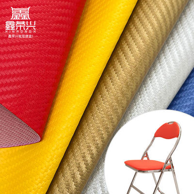 Bright Color Faux Carbon Fiber Grain Synthetic Leather PVC Artificial Leather Shoes Cushion Car Interior Decorative Fabric