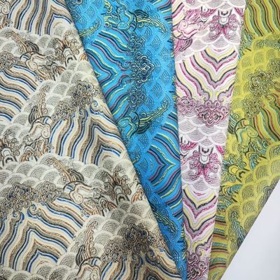 Synthetic PVC Macrame Printed Faux Leather Fabric Film Style for Bag Notebook Phone Shell Decorative & Craft Use for Sofa Well