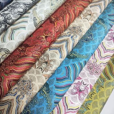 Synthetic PVC Macrame Printed Faux Leather Fabric Film Style for Bag Notebook Phone Shell Decorative & Craft Use for Sofa Well
