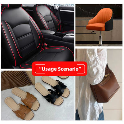 D90 Lychee Embossed Faux Leather Fabric 150CM Wide PVC Artificial Synthetic Leather for Sofa Bag Chair Car Foot Mat Furniture