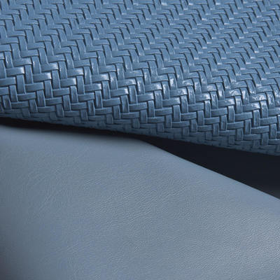 PVC Embossed Woven Pattern Synthetic Artificial Leather for Sofa Bag Chair Car Seat Wallet Decorate Belt Faux Leather Fabric