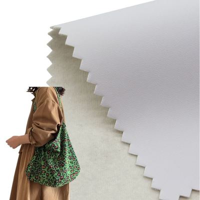 Pvc White Embossed Digital Printing Synthetic Artificial Leather for Bag Notebook Phone Shell Table Mat Faux Leather Fabric