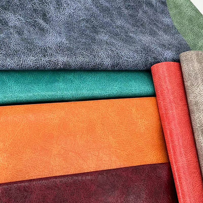 PVC Printed Synthetic Leather Fabric Oil Burst Pattern Waterproof for Notebook / Table Mat / Phone Shell Packing Box for Crafts Bags