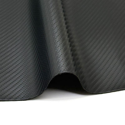 1.1mm Thick Carbon Fiber PVC Synthetic Leather Embossed Faux Leather Material for Upholstery Car Backpack Wallet Bag Belt Sofa