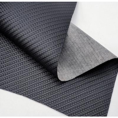 Pvc Mat Woven Grain Patterns Artificial Synthetic Leather Chair Sofa Shoes Car Foot Mat Faux Leather