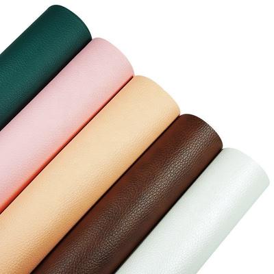 PVC Litchi Grain Synthetic Leather for Furniture 54" Width