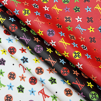 Waterproof Printed PVC Faux Leather for Bags and Crafts