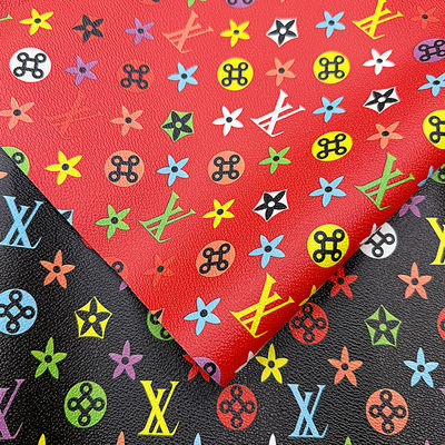 Waterproof Printed PVC Faux Leather for Bags and Crafts