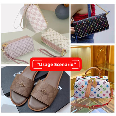 Waterproof Printed PVC Faux Leather for Bags and Crafts