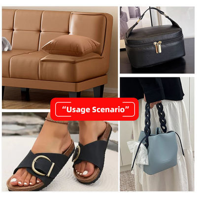 Semi PU Leatherite Tech Cloth Fabric for Bags Sofa Car Seats