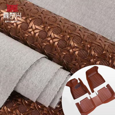 PVC Embossed Synthetic Leather Fabric for Car Seats and Furniture
