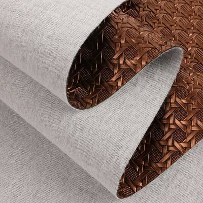 PVC Embossed Synthetic Leather Fabric for Car Seats and Furniture