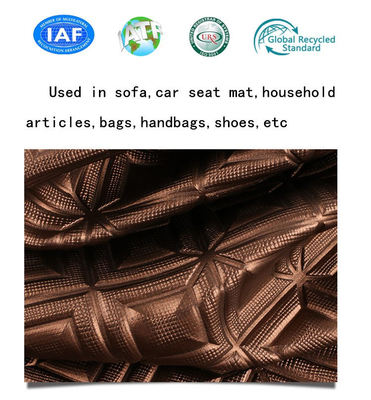 PVC Grain Pattern Synthetic Leather Fabric for Car Seats and Furniture