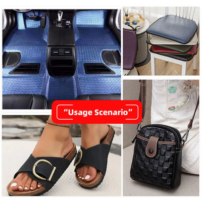 PVC Grain Pattern Synthetic Leather Fabric for Car Seats and Furniture