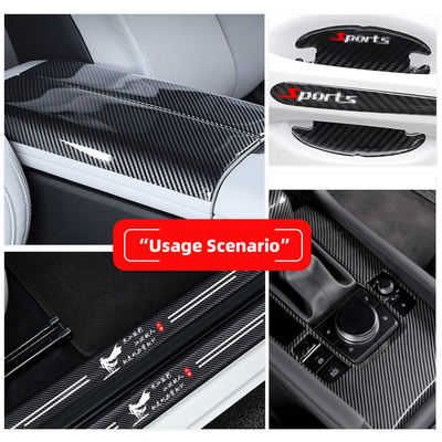 PVC Carbon Fiber Grain Leather for Car Mats and Furniture