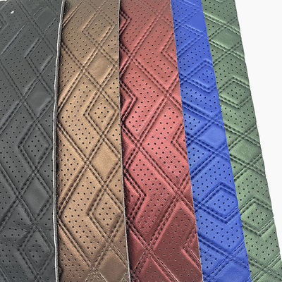 PVC Embossed Synthetic Leather for Car Seats and Furniture Upholstery