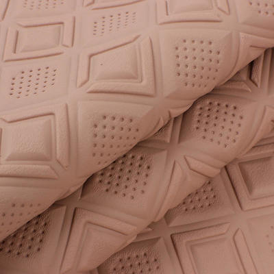 PVC Diamond Punching Embossed Style Artificial Synthetic Leather for Car Foot Car Seats Sofa Decorate Bag Faux Leather Fabric