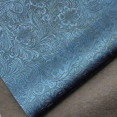 Pvc Flower Pattern Artificial Synthetic Leather Wallet Box Shoes Ntoebook Faux Leather Fabric