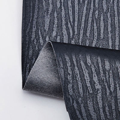 Wholesale Pvc Stripe Leather Artificial Synthetic Leather Wood Print Packaging Wallet Box Shoes Notebook Faux Leather Fabric