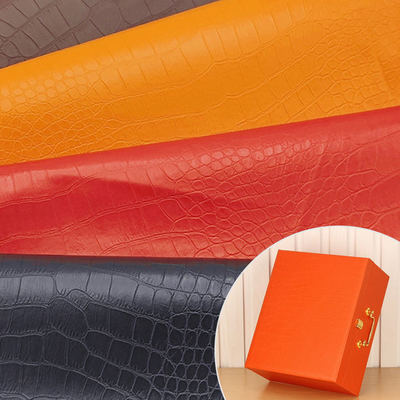 Pvc Crocodile Grain Synthetic Leather Wallet Case Shoes Notebook Leather Fabric