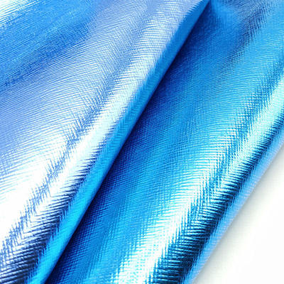 Pvc Metal Film Filter Cross Pattern Artificial Synthetic Leather Handbag Wallet Case Shoes Notebook Faux Leather Fabric