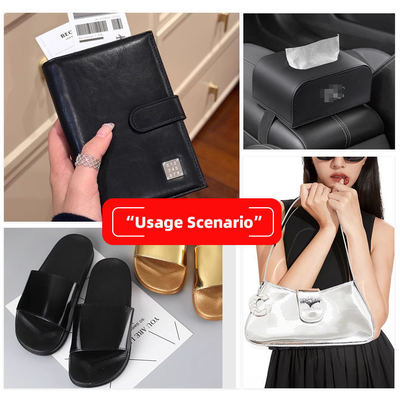 Wholesale PVC Highlights of 006 Highlights lightning Grain Pattern Artificial Synthetic Leather Wallet Box Shoes Notebook Fabric