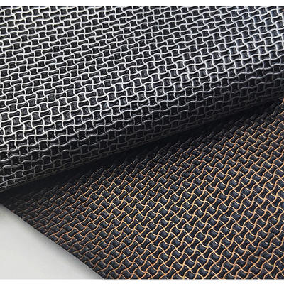 PVC Golden Silk Wire Grain Geometric Pattern Synthetic Artificial Leather Shoes Bags Notebook Decorate Placemat Leather Fabric