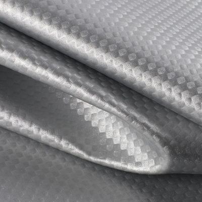 Elastic PU Carbon Fiber Straw Mat Grain Synthetic Leather for Clothing Bags Earphone Sleeve Box Faux Leather Fabric