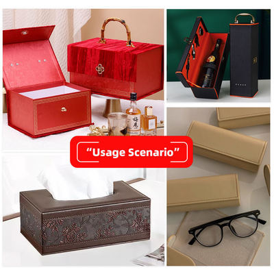 Embossed PVC Flower Pattern Synthetic Leather for Wallet Boxes Shoes Notebooks Decorative Bags-Durable Faux Leather Materials