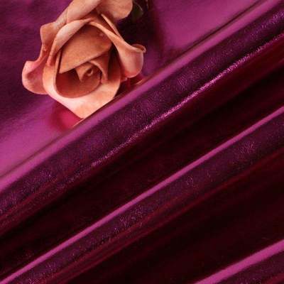 Metal Film PU R61 Sheep Grain Synthetic Leather Clothing Wallet Box Shoes Bag Notebook Faux Leather Fabric