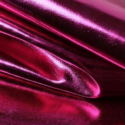 Metal Film PU R61 Sheep Grain Synthetic Leather Clothing Wallet Box Shoes Bag Notebook Faux Leather Fabric