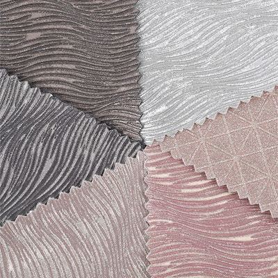 Elastic PU Embossed Sparkly Shiny Glitter Fabric Synthetic Leather for Shoes Bags Bow Crafts Hat Faux Leather Fabric