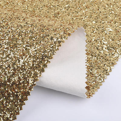 Elastic PU Sparkly Shiny Hexagon Glitter Fabric Synthetic Leather for Shoes Bags Bow Crafts Hat Faux Leather Fabric