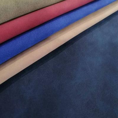 PU Nubuck Leather Synthetic Leather Fabric Imitation Cotton Bottom Shoes Bags Notebook Fabric Spot Wholesale