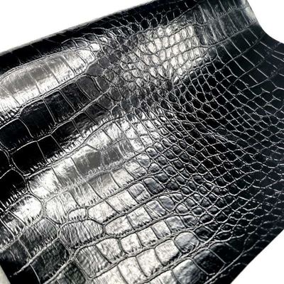 Highlight crocodile Pvc Synthetic Leather Animal Pattern Shoes Bags and Boxs Cheap Price Faux Leather Fabric