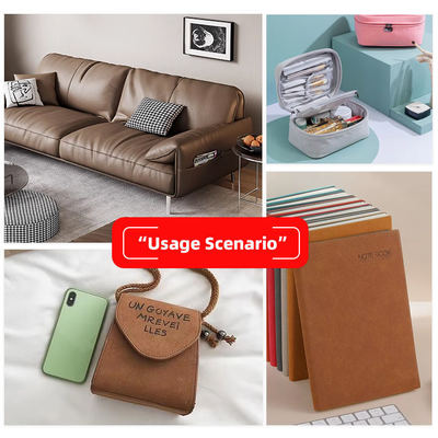 PU Frosted Sheepskin Nubuck Grain Synthetic Leather Bag Shoes Wallet Decorate Notebooks Case Faux Leather Fabric